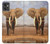 S0310 éléphant d'Afrique Etui Coque Housse pour Motorola Moto G32