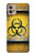 S3669 Graphique du réservoir de danger biologique Etui Coque Housse pour Motorola Moto G32