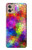 S3677 Mosaïques de briques colorées Etui Coque Housse pour Motorola Moto G32