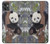 S3793 Peinture de neige mignon bébé panda Etui Coque Housse pour Motorola Moto G32