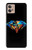 S3842 Diamant coloré abstrait Etui Coque Housse pour Motorola Moto G32
