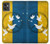 S3857 Colombe de la paix drapeau ukrainien Etui Coque Housse pour Motorola Moto G32