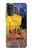 S0929 Van Gogh Café Terrasse Etui Coque Housse pour Motorola Moto G52, G82 5G