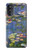 S0997 Claude Monet Nymphéas Etui Coque Housse pour Motorola Moto G52, G82 5G