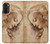 S1045 Leonardo da Vinci Femme Head Etui Coque Housse pour Motorola Moto G52, G82 5G