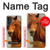 S1595 Beau cheval marron Etui Coque Housse pour Motorola Moto G52, G82 5G