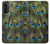 S1965 Paon Plume Etui Coque Housse pour Motorola Moto G52, G82 5G