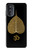 S2331 Feuille d'or bouddhiste Symbole de l'OM Etui Coque Housse pour Motorola Moto G52, G82 5G