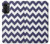 S2345 Marine Bleu Shavron Zig zag Etui Coque Housse pour Motorola Moto G52, G82 5G