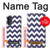 S2345 Marine Bleu Shavron Zig zag Etui Coque Housse pour Motorola Moto G52, G82 5G