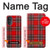 S2374 Motif Tartan Rouge Etui Coque Housse pour Motorola Moto G52, G82 5G