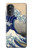 S2389 Hokusai La grande vague de Kanagawa Etui Coque Housse pour Motorola Moto G52, G82 5G
