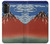 S2390 Katsushika Hokusai Fuji Rouge Etui Coque Housse pour Motorola Moto G52, G82 5G