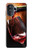 S2396 Rouge Bouteille de vin et le verre Etui Coque Housse pour Motorola Moto G52, G82 5G