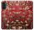S2414 Rouge Fleur amandier Van Gogh Etui Coque Housse pour Motorola Moto G52, G82 5G