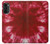 S2480 Tie dye rouge Etui Coque Housse pour Motorola Moto G52, G82 5G