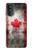 S2490 Canada Feuille d'érable Drapeau Texture Etui Coque Housse pour Motorola Moto G52, G82 5G