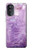 S2690 Cristaux améthyste imprimés graphiques Etui Coque Housse pour Motorola Moto G52, G82 5G