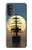 S2897 Pirate Ship Lune Nuit Etui Coque Housse pour Motorola Moto G52, G82 5G