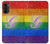 S2899 Arc en ciel LGBT Gay Pride Drapeau Etui Coque Housse pour Motorola Moto G52, G82 5G