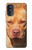 S2903 Chien américain Pitbull Etui Coque Housse pour Motorola Moto G52, G82 5G