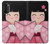 S3042 Japon fille Hina Sakura Kimono Poupée Etui Coque Housse pour Motorola Moto G52, G82 5G
