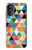 S3049 Triangles Couleurs vibrantes Etui Coque Housse pour Motorola Moto G52, G82 5G