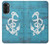 S3053 Marin Blue Anchor Etui Coque Housse pour Motorola Moto G52, G82 5G