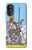 S3068 Carte de tarot Reine des épées Etui Coque Housse pour Motorola Moto G52, G82 5G