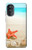 S3212 Coquilles de mer Étoile de mer Plage Etui Coque Housse pour Motorola Moto G52, G82 5G