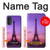 S3447 Paris Eiffel Le coucher du soleil Etui Coque Housse pour Motorola Moto G52, G82 5G