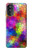 S3677 Mosaïques de briques colorées Etui Coque Housse pour Motorola Moto G52, G82 5G