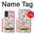 S3688 Motif d'art floral floral Etui Coque Housse pour Motorola Moto G52, G82 5G