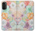S3705 Fleur florale pastel Etui Coque Housse pour Motorola Moto G52, G82 5G