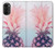 S3711 Ananas rose Etui Coque Housse pour Motorola Moto G52, G82 5G