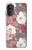 S3716 Motif floral rose Etui Coque Housse pour Motorola Moto G52, G82 5G