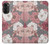 S3716 Motif floral rose Etui Coque Housse pour Motorola Moto G52, G82 5G