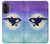 S3807 Killer Whale Orca Lune Pastel Fantaisie Etui Coque Housse pour Motorola Moto G52, G82 5G