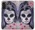 S3821 Sugar Skull Steampunk Fille Gothique Etui Coque Housse pour Motorola Moto G52, G82 5G