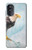 S3843 Pygargue à tête blanche sur glace Etui Coque Housse pour Motorola Moto G52, G82 5G