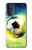 S3844 Ballon de football de football rougeoyant Etui Coque Housse pour Motorola Moto G52, G82 5G