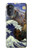 S3851 Monde de l'art Van Gogh Hokusai Da Vinci Etui Coque Housse pour Motorola Moto G52, G82 5G