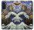 S3851 Monde de l'art Van Gogh Hokusai Da Vinci Etui Coque Housse pour Motorola Moto G52, G82 5G