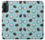 S3860 Motif à pois de noix de coco Etui Coque Housse pour Motorola Moto G52, G82 5G