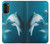 S3878 Dauphin Etui Coque Housse pour Motorola Moto G52, G82 5G