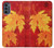 S0479 feuille d'érable Etui Coque Housse pour Motorola Moto G62 5G