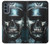 S0754 crâne soldat Etui Coque Housse pour Motorola Moto G62 5G