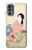 S0889 Japon Kimono Etui Coque Housse pour Motorola Moto G62 5G