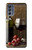 S1316 Raisins Bouteille et un verre de vin rouge Etui Coque Housse pour Motorola Moto G62 5G