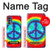S1870 Tie Dye Paix Etui Coque Housse pour Motorola Moto G62 5G
